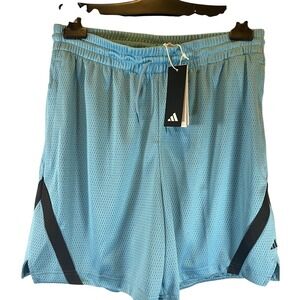 Adidas Select Summer Basketball Shorts Medium Off Teal Green Blue 7" MSRP $45
